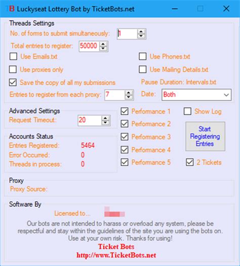 Luckyseat Admin.